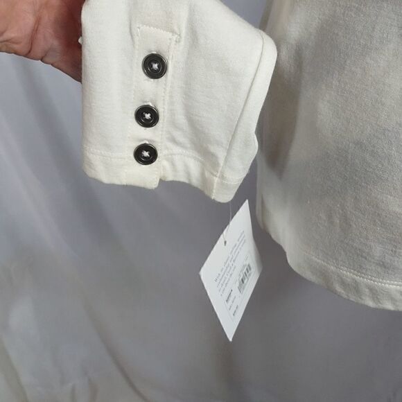 Croft & Barrow White Turtleneck - Picture 5 of 8